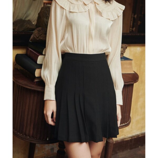 BLEUBIRD Chân váy xếp ly FLARED SKIRT - Hình ảnh 2