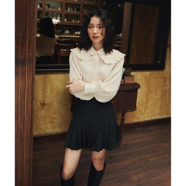 BLEUBIRD Chân váy xếp ly FLARED SKIRT - Hình ảnh 4