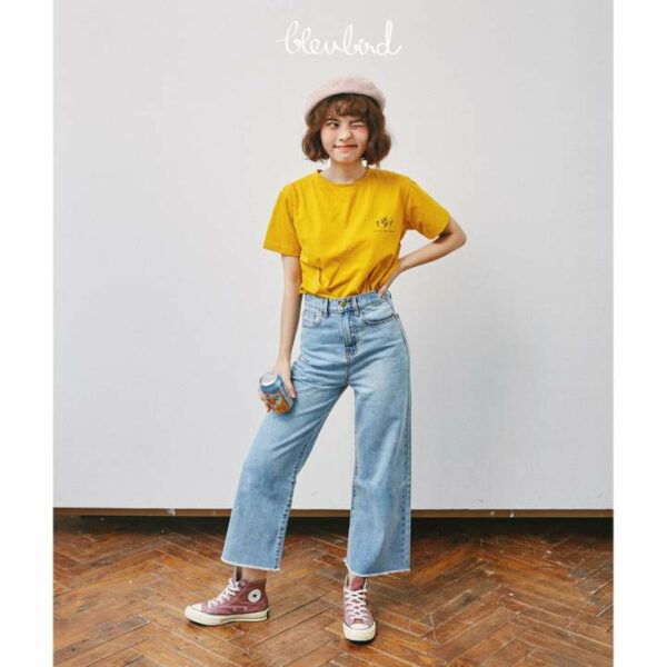 BLEUBIRD Quần Jeans Mami Culottes