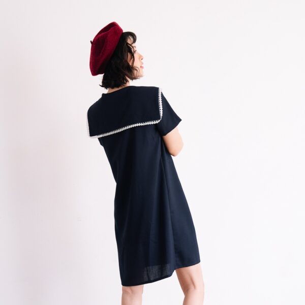 BLEUBIRD Váy suông linen thuỷ thủ ZOE DRESS - Hình ảnh 3