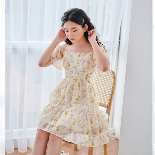 BLEUBIRD Váy voan hoa xoè MADISON DRESS (2 màu) - Hình ảnh 4