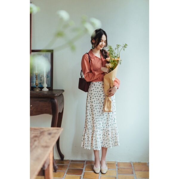 Chân Váy Flowery Midi - Hình ảnh 6