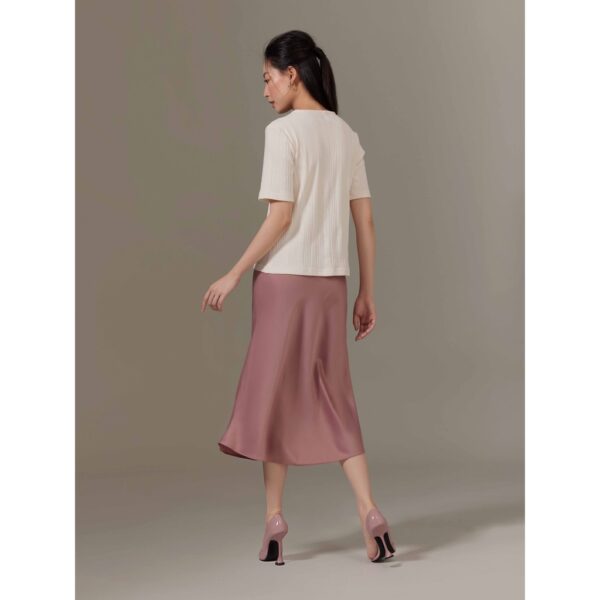 Chân váy lụa dáng đuôi cá Mauve Mermaid Skirt - Hình ảnh 3