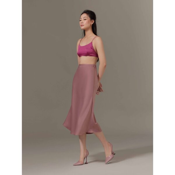 Chân váy lụa dáng đuôi cá Mauve Mermaid Skirt - Hình ảnh 5