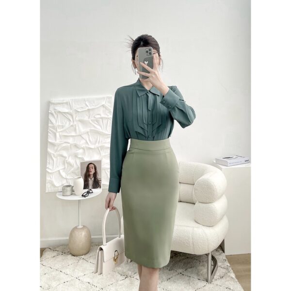 Chân Váy Thời Trang Quốc Dân Dáng Bút Chì Công Sở Design By LEMIA - CV19045 - Ảnh 5