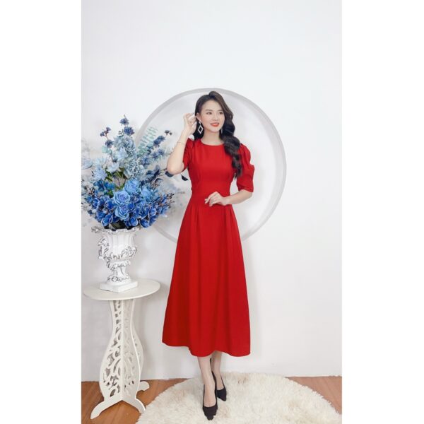 [chính hãng] Đầm Xếp Ly trước YANDO- DA59 - Hình ảnh 3