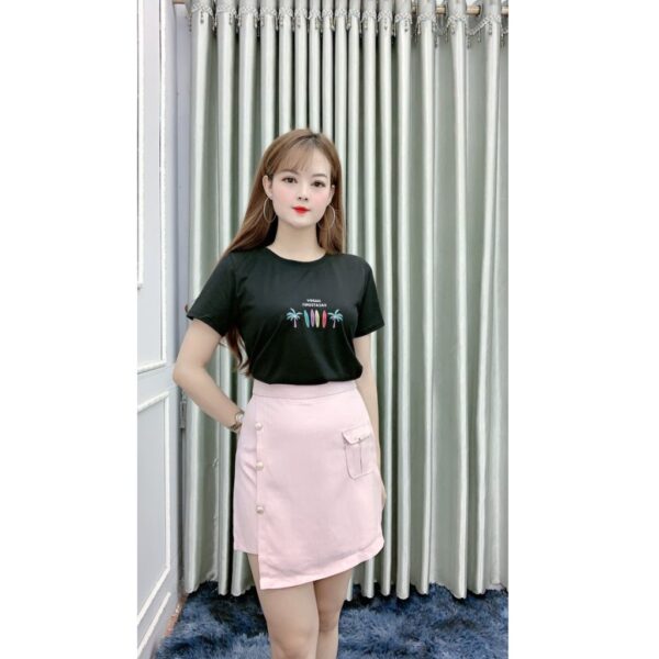 [Chính hãng] [Ảnh thật] Áo Thun Nữ Thêu Họa Tiết YANDO AT02 - Hình ảnh 2