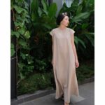 Đầm basic dáng dài phóng khoán Mauve Freedom dress