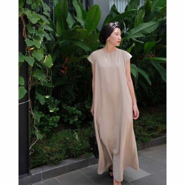 Đầm basic dáng dài phóng khoán Mauve Freedom dress
