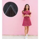 Đầm đỏ rớt vai Lucet Fashion