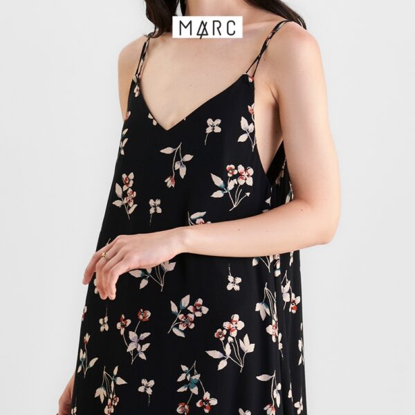 Đầm dây nữ MARC FASHION maxi họa tiết form rộng FAVH0509 - Hình ảnh 3