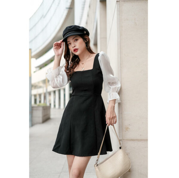 Đầm đen tay voan Jennie Dress LUCETFASHION