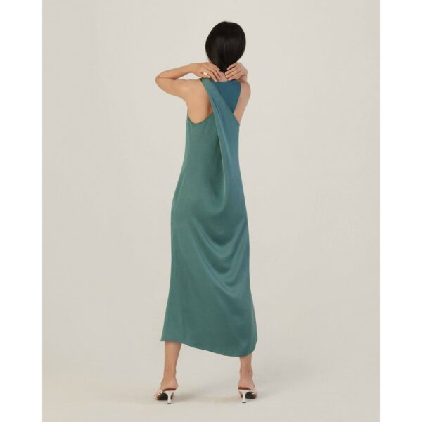 Đầm lụa dài cách điệu thân sau Mauve Twist dress - Hình ảnh 2
