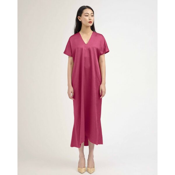 Đầm lụa dáng đuôi cá cổ tim Mauve Mermaid dress - Ảnh 2