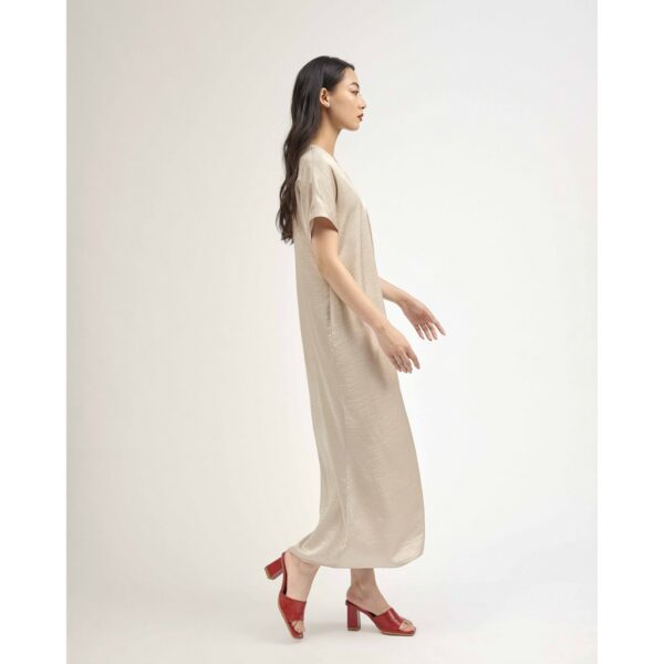 Đầm lụa dáng đuôi cá cổ tim Mauve Mermaid dress - Ảnh 9