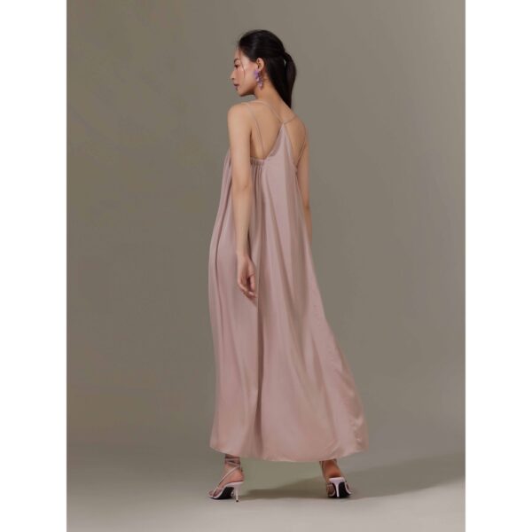 Đầm maxi lụa tùng xoè Mauve Triangle Maxi Dress - Hình ảnh 9