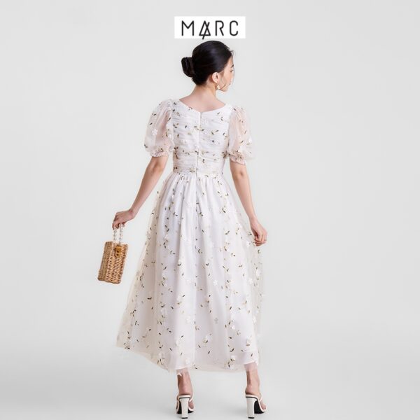 Đầm maxi nữ MARC FASHION hoa đính thêu nhún trước TRVH0405 - Hình ảnh 6