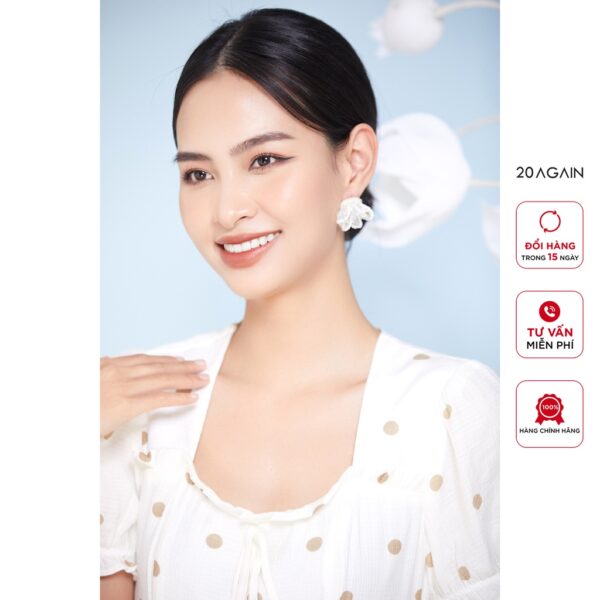 Đầm midi cổ vuông ngắn tay 20AGAIN, hàng thiết kế cao cấp DMA2352 - Hình ảnh 9