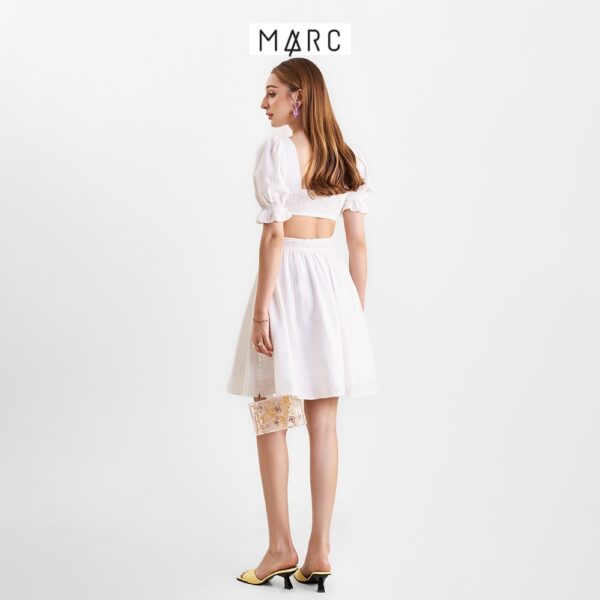 Đầm nữ MARC FASHION cổ vuông smocking eo cutout lưng FAHH0423 - Hình ảnh 6