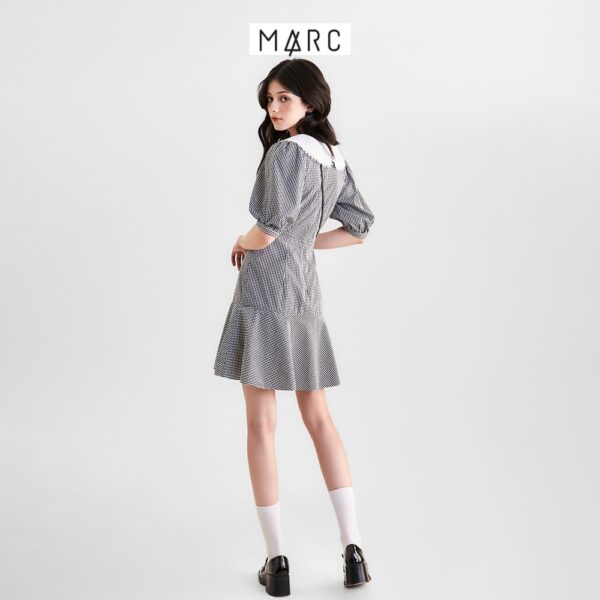 Đầm nữ MARC FASHION gingham phối cổ viền ren FAVH0501 - Hình ảnh 8