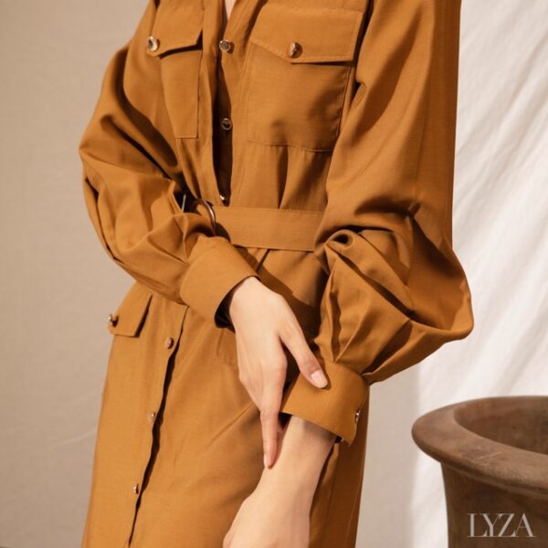 Đầm sơ mi LYZA túi hộp - Ảnh 2