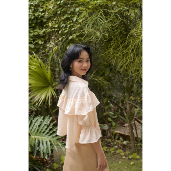 Happy Zoo - Áo sơmi tay lửng bèo ( 3 màu ) - Hình ảnh 8
