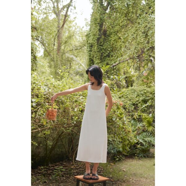 Happy Zoo - Đầm thun sát nách cổ vuông ( 3 màu ) - Hình ảnh 6