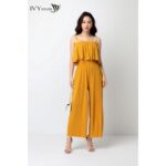 Jumpsuit lụa nhăn nữ IVY moda MS 18B8731