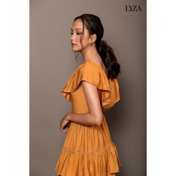 LYZA - Đầm Vàng Tầng Maxi - Hình ảnh 4