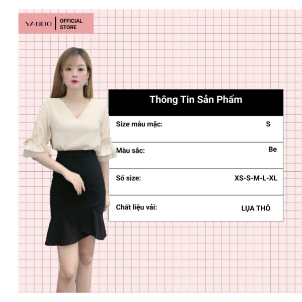 [Ảnh thật] [Chính hãng] Áo Sơ Mi YANDO A01 - Ảnh 2