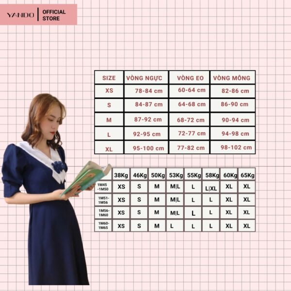 [ Ảnh Thật] Đầm xếp ly trước chéo dây sau- THỜI TRANG YANDO chất liệu Cotton mịn - Ảnh 7
