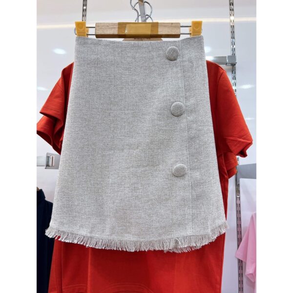 [Ảnh thật] [Giá hủy diệt] Chân váy nữ trơn- Thời Trang YANDO-V08- chất liệu vải Bố cotton hột, có quần trong - Ảnh 3