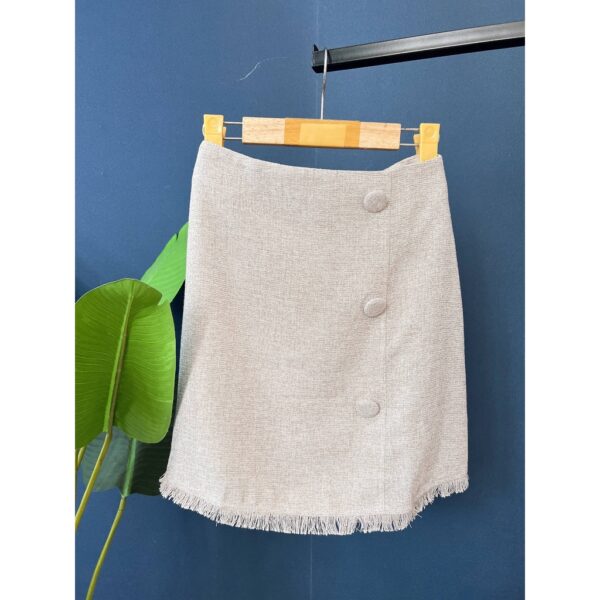 [Ảnh thật] [Giá hủy diệt] Chân váy nữ trơn- Thời Trang YANDO-V08- chất liệu vải Bố cotton hột, có quần trong - Ảnh 7