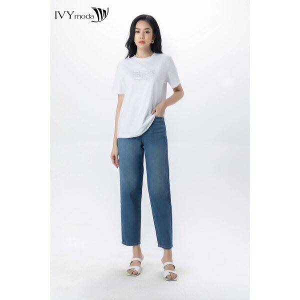 Quần Baggy Jeans nữ ống rộng IVY moda MS 25B8879 - Hình ảnh 2