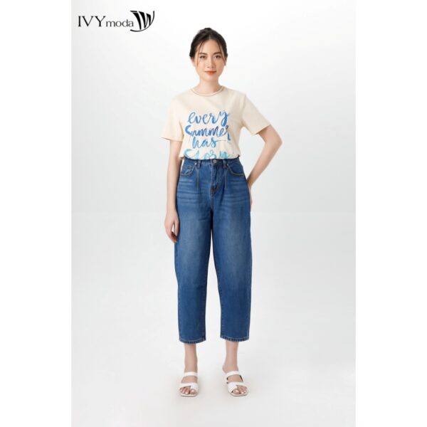 Quần Baggy Jeans nữ ống rộng IVY moda MS 25B8879