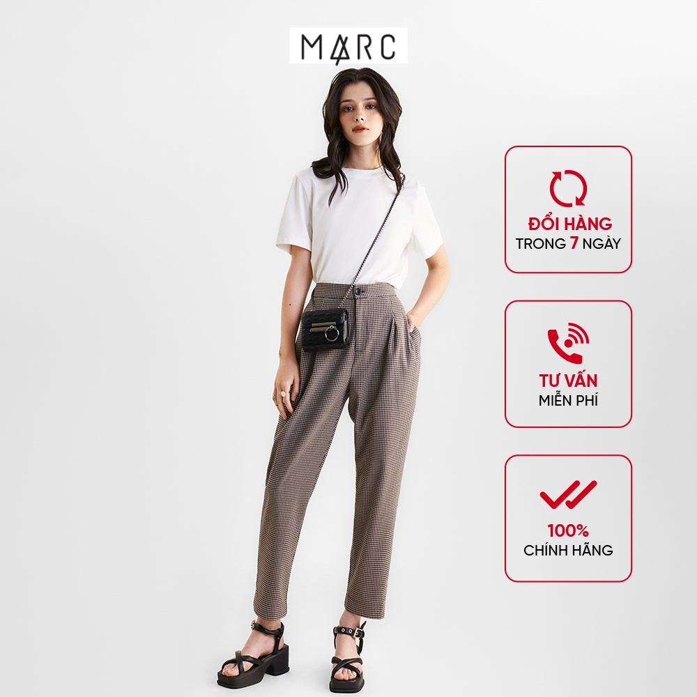 Quần baggy nữ MARC FASHION họa tiết caro CBHH0598