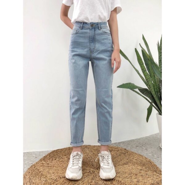 Quần jean ống thụng thời trang (Xanh đậm/nhạt) - GF03 - Ảnh 8