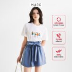 Quần short nữ MARC FASHION lưng thun cột nơ FAVH0505