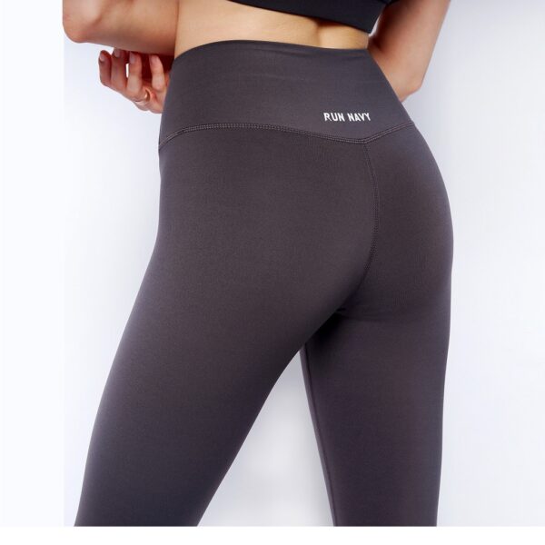 Quần tập gym yoga legging nữ cạp cao WLF18 Eco-friend, nâng mông tôn dáng, vải thấm hút khô thoáng - Hình ảnh 7