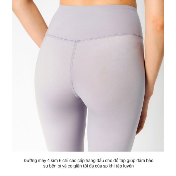 Quần tập gym yoga legging nữ dáng lửng 3/4 WLF318 Eco-friend, nâng mông tôn dáng, vải thấm hút khô thoáng - Hình ảnh 3