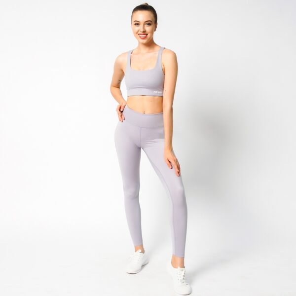 Quần tập gym yoga nữ cạp cao Runnavy by Carasix WLF65, quần legging nữ nâng mông tôn dáng - Hình ảnh 7