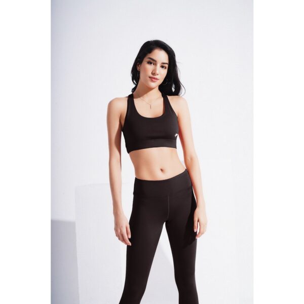 Set đồ tập Gym Yoga Running 9265 - Aó bra quai chéo, quần legging lưng cao, có đệm mút ngực đi kèm - Hình ảnh 4