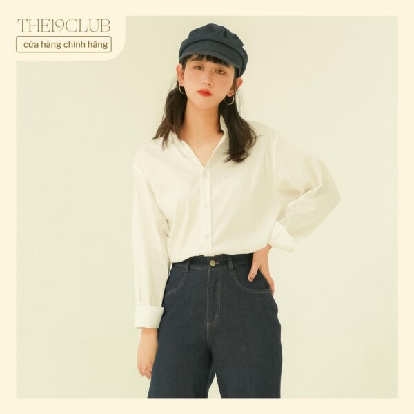 THE19CLUB - Áo sơ mi cotton dài tay cơ bản 13 màu sắc - Oxford Shirt - Ảnh 6