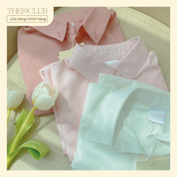 THE19CLUB - Áo sơ mi cotton dài tay cơ bản 13 màu sắc - Oxford Shirt - Ảnh 8