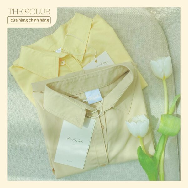THE19CLUB - Áo sơ mi cotton dài tay cơ bản 13 màu sắc - Oxford Shirt - Ảnh 9