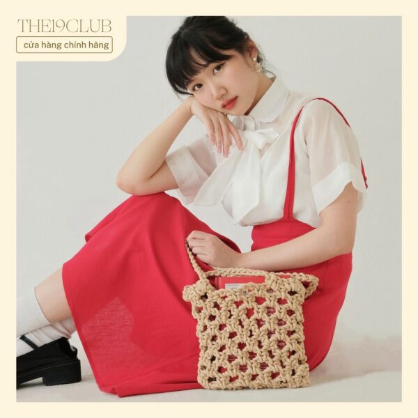 THE19CLUB - Chân váy yếm linen 4 màu sắc có dây điều chỉnh - Zoe Skirt - Hình ảnh 9