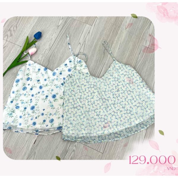 TIELA Áo hai đây tơ hoa-Tiela top - Hình ảnh 6