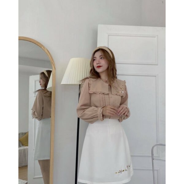 TIELA Chân váy thêu bông gòn - Bông gòn Skirt - Ảnh 4
