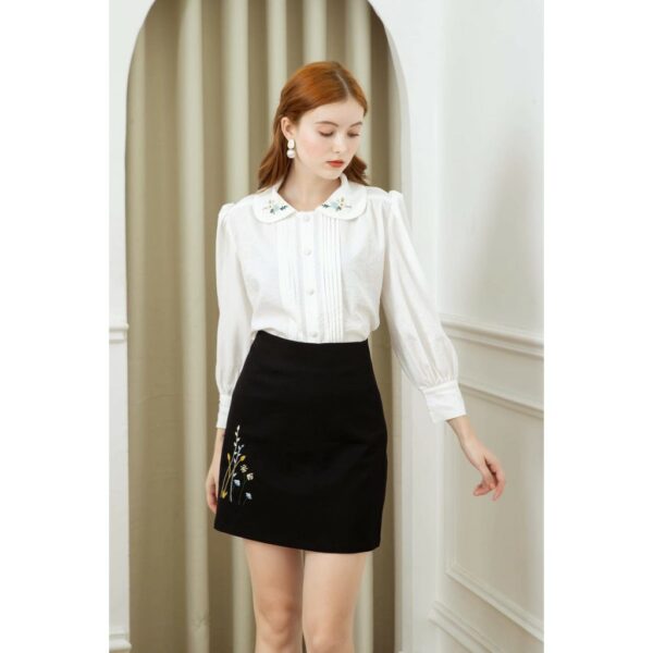 TIELA Chân váy thêu hoa cỏ - Wendy Skirt - Hình ảnh 7