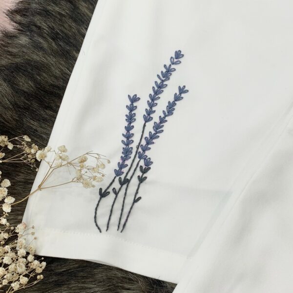 TIELA Chân váy thêu hoa Lavender - Hình ảnh 5
